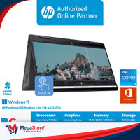 HP PAVILION X360 2-IN-1 14-EK2333TU INTEL CORE 5-120U RAM 16GB DDR4 SSD 512GB 14" FHD IPS TOUCHSCREEN FINGER PRINT WIN 11+OHS "BLUE"