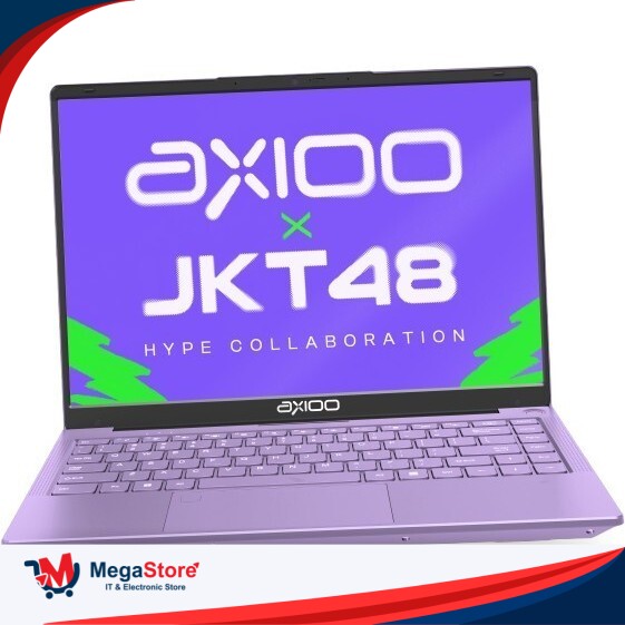 AXIOO MYBOOK HYPE 5 AMD X3 LOLIPOP RYZEN 5-3500U RAM 8GB DDR4 SSD 256GB NVME 14"FHD IPS BACKLAIT KEYBOARD TYPE-C FULL FEATURE WIN 11 " PURPLE"