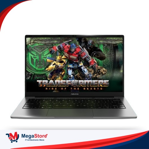 ADVAN TBOOK TRANSFORMERS INTEL ALDER LAKE N-N100 RAM 4GB SSD 128GB EMMC INTEL UHD GRAFIS 14" WIN 11.RESMI "GREY"(NO TAS)