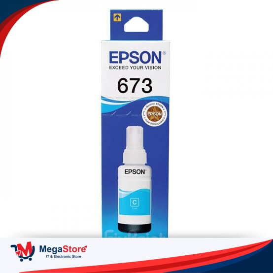 TINTA EPSON 673 CYAN ORI
