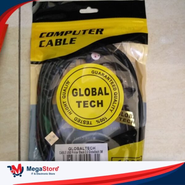 KABEL USB PRINTER BLACK 3M GLOBAL TECH