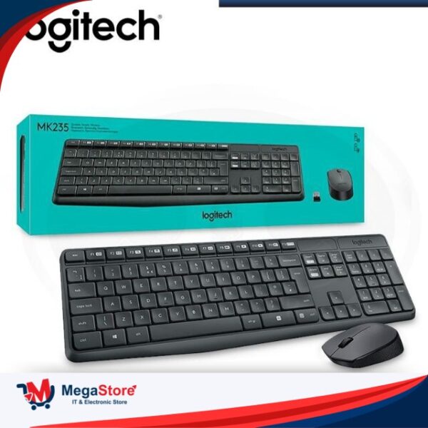 KEYBOARD+MOUSE WIRELESS MK235 LOGITECH