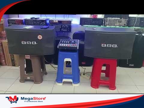 SOUND SYSTEM NO.2 SET BMB 450V(ampli audiomack 1850,mic wirelles 889,breacket tembok,subwofeer aktif 12"biasa,kabel 10m)