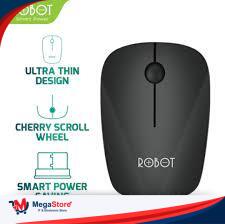 MOUSE WIRELESS M220 BLACK ROBOT