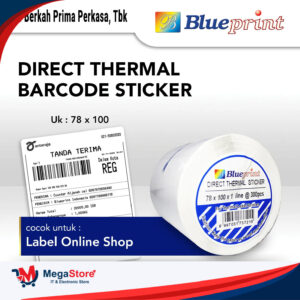 KERTAS LABEL STICKER BLUEPRINT 78X100X1